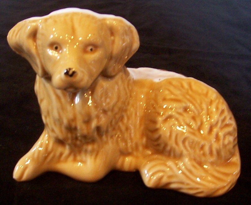 Ceramic Yellow Labrador or Golden Retriever Dog, Brazil
