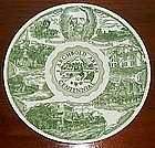 Ceramic Plate Archbold Area Centennial, Ohio 1866 -1966