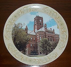 Melamine Plate Bryan Ohio Courthouse on the Square