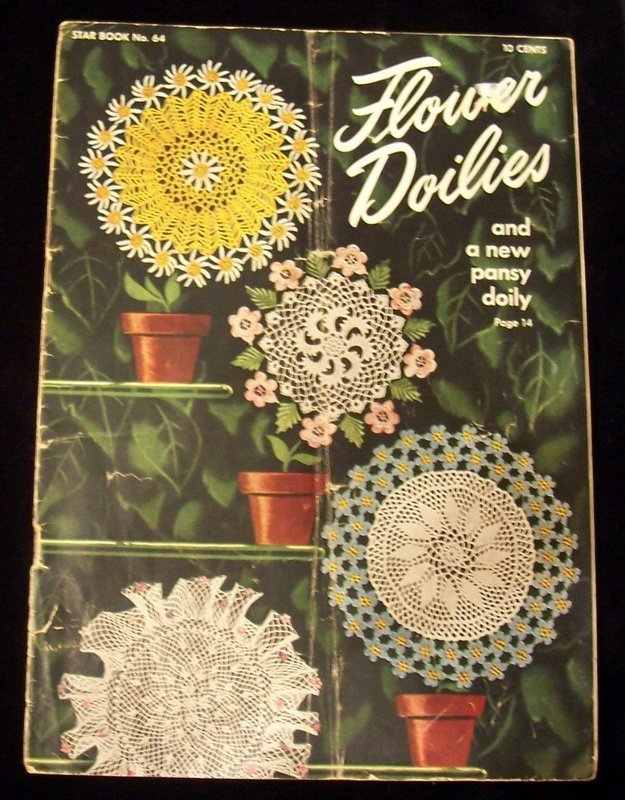 1949 Flower Doilies Crochet Instruction Book