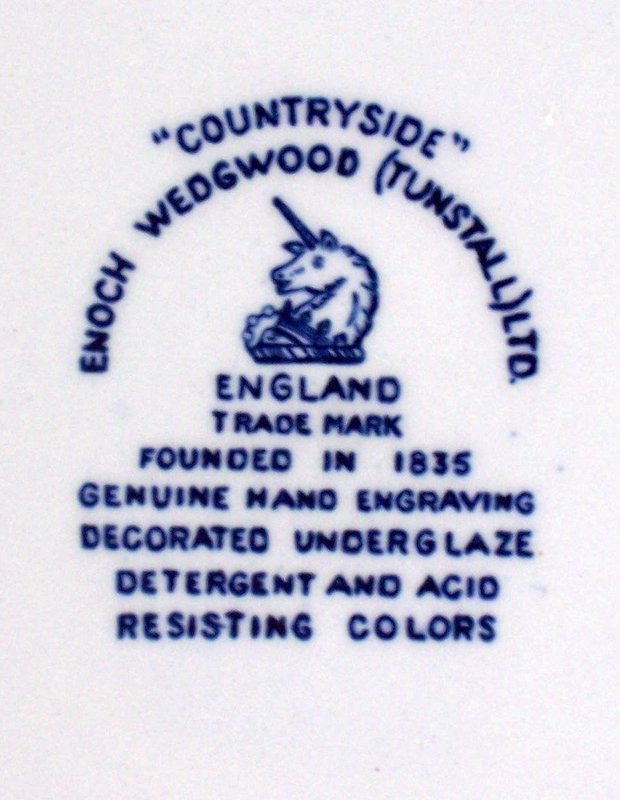 Enoch Wedgwood Countryside Dinner Plate