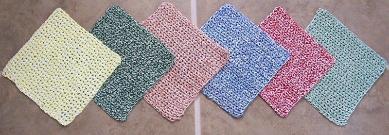 Crocheted Dish Cloths - Handmade