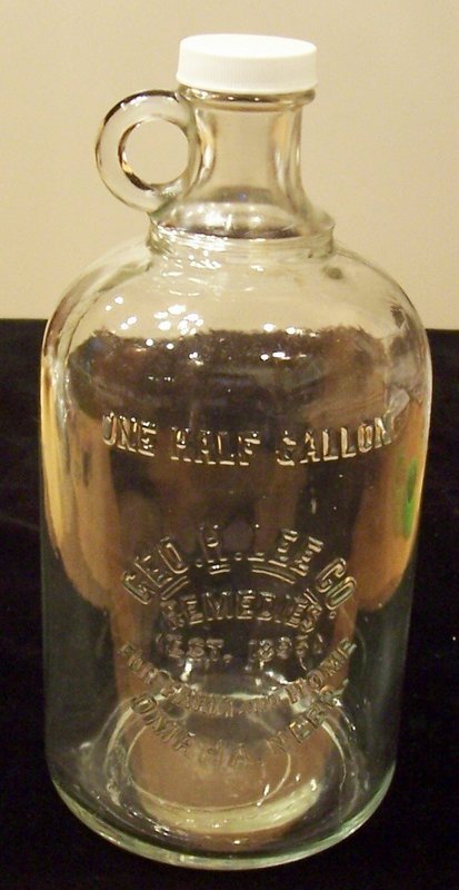 Geo H Lee Co. Remedies Half Gallon Bottle