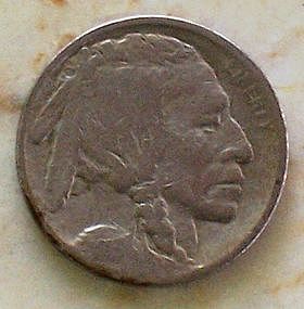 1913 Indian Head Buffalo Nickel Variety 1 Raised Ground