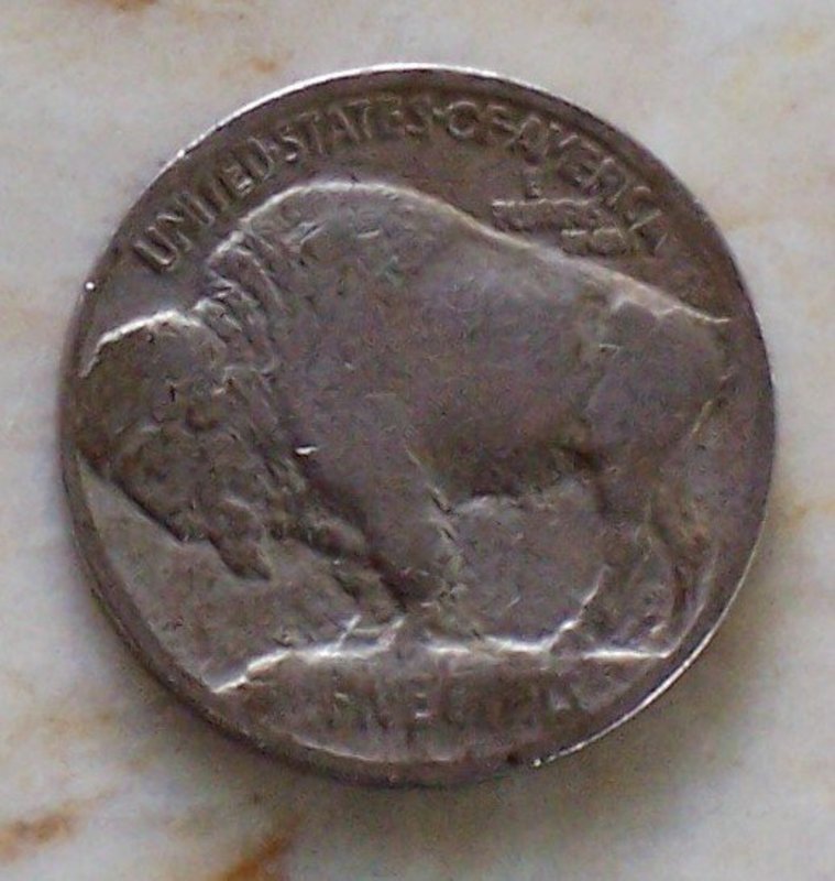 1913 Indian Head Buffalo Nickel Variety 1 Raised Ground