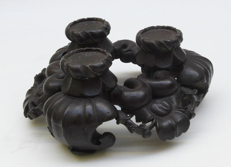 Chinese Silver Inlaid Bronze Censer, 19th~18th Century