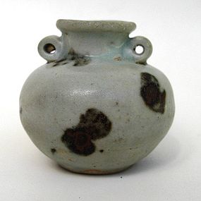 Yuan dynasty iron spotted small jar