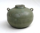 Yuan-Ming dynasti Celadon Jarlet