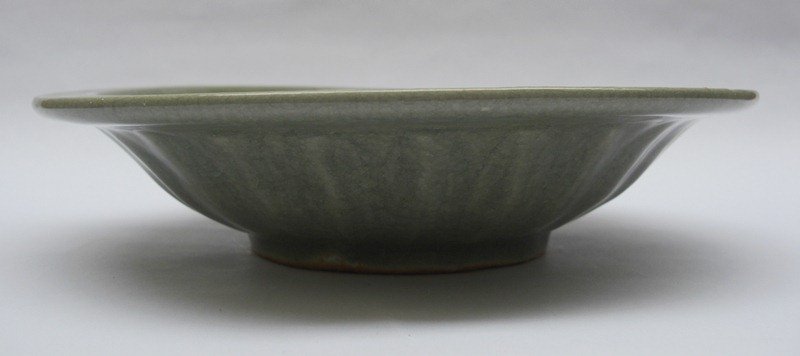 Song / Yuan Lonquan Celadon Twin Fish Dish 22,5cm
