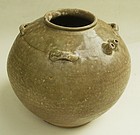 Yue Ware Spouted Jar, Tang Dynasty