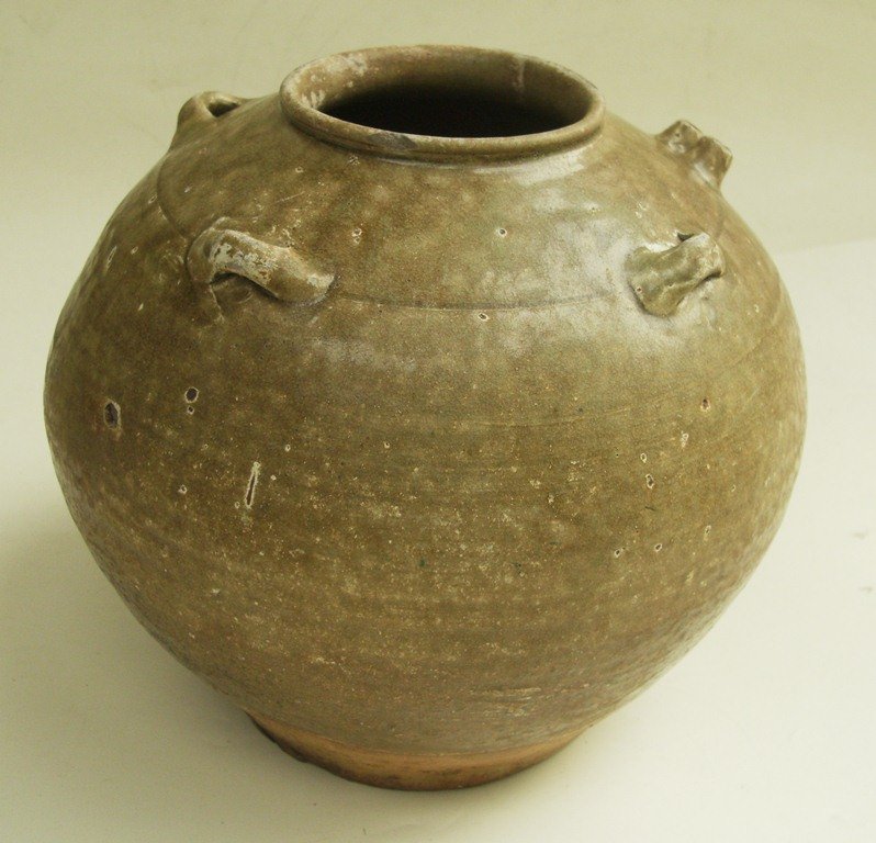 Yue Ware Spouted Jar, Tang Dynasty