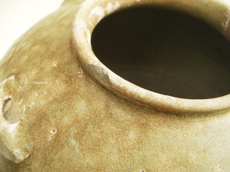 Yue Ware Spouted Jar, Tang Dynasty