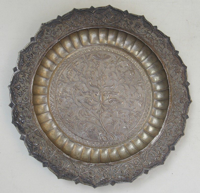 15th-16th Century Silver Dish / Tray