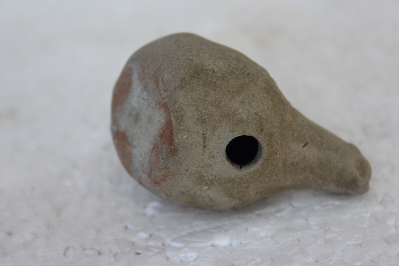 Tang or Five dynasties Yue ware Whistle with Bird mtv