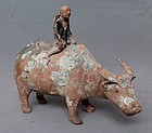 Chinese Qing Dynasty Buffalo Herders Pottery