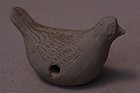 Chinese Tang - Five dinasties Yue Whistle Figure of Bird
