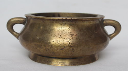 Chinese Incense Burner Bronze Censer, Qing Dynasty