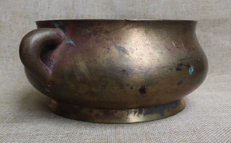 Chinese Qing Dynasty Bronze Censer, Xuande Mark