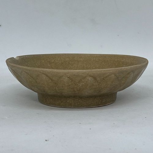 Chinese Song Dynasty Longquan Celadon Lotus Bowl