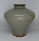 Chinese Yuan - Ming Celadon Jar or Vase