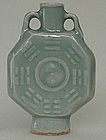 Celadon Glaze Snuff Bottle,Qing Period