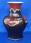 A Fine Qing dynasty Flambe Vase