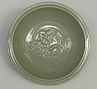 A Nice Yuan dynasty Celadon Dragon Dish