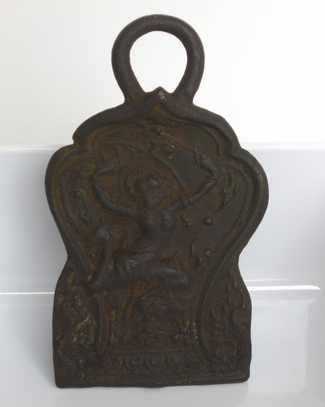 Majapahit period Amulet Bronze with &quot;APSARA&quot; Motive