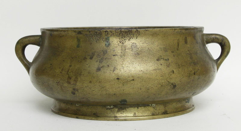 18 Century Bronze Censer with Xuande mark