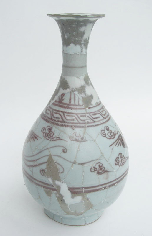 Example Yuan Dyn Under Glaze Copper Red Vase (2)