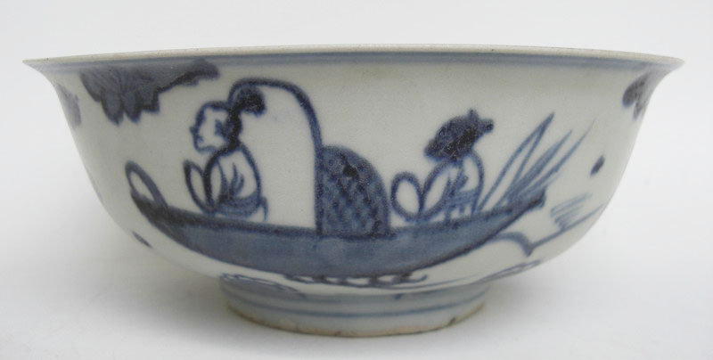 A Rare Ming Blue and White Bowl, 15th Century