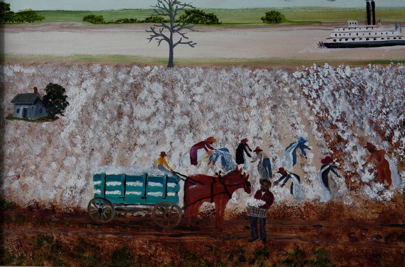 Cotton Fields by Helen LaFrance