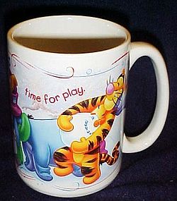Disney Winnie the Pooh snow day   large coffee mug