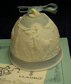 Lladro 1990 We Three Kings Christmas bell #5690