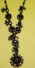 Beautiful black Victorian look necklace