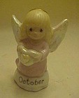 Precious Moments Birthstone Birthday October Angel