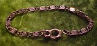 Solid copper  link bracelet. Very pretty