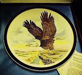 Boehm American Eagle Inaugural plate,  Reagan & Bush