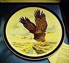Boehm American Eagle Inaugural plate,  Reagan & Bush
