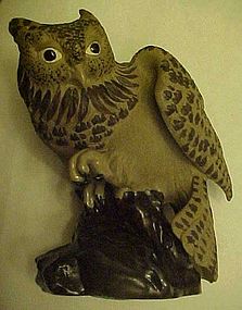Pottery Clay owl figurine