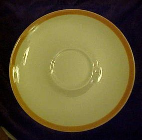 Homer Laughlin saucer for Dura print Everglade pattern