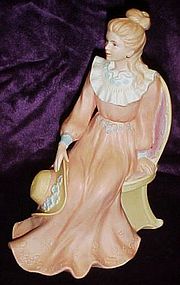 Home Interiors Courtney Dreams Victorian lady figurine