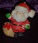 Porcelain Santa claus novelty bell ornament