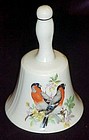 Vintage Norcrest porcelain bell with birds