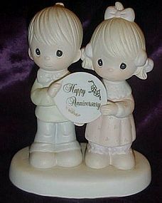 Precious Moments Anniversary figurine, God blessed ....