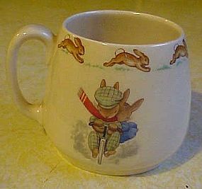 Early Royal Doulton Bunnykins mug by Barbara Vernon