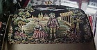 Vintage Baronet needlepoint tapestry clutch  in box