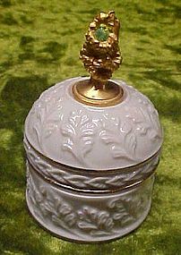 Lenox August birthstone trinket box