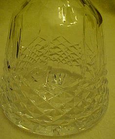 Cut lead crystal liquor decanter