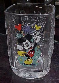 Mickey Mouse McDonalds Millenium square glass